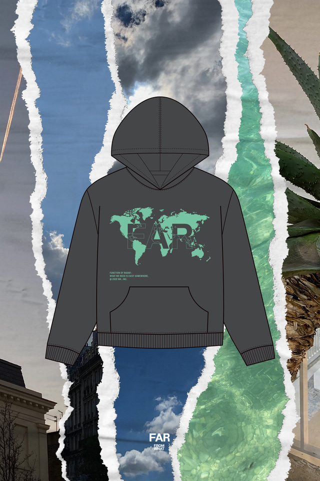 FAR CONTINENT HOODIE - FAR_FROM WHAT